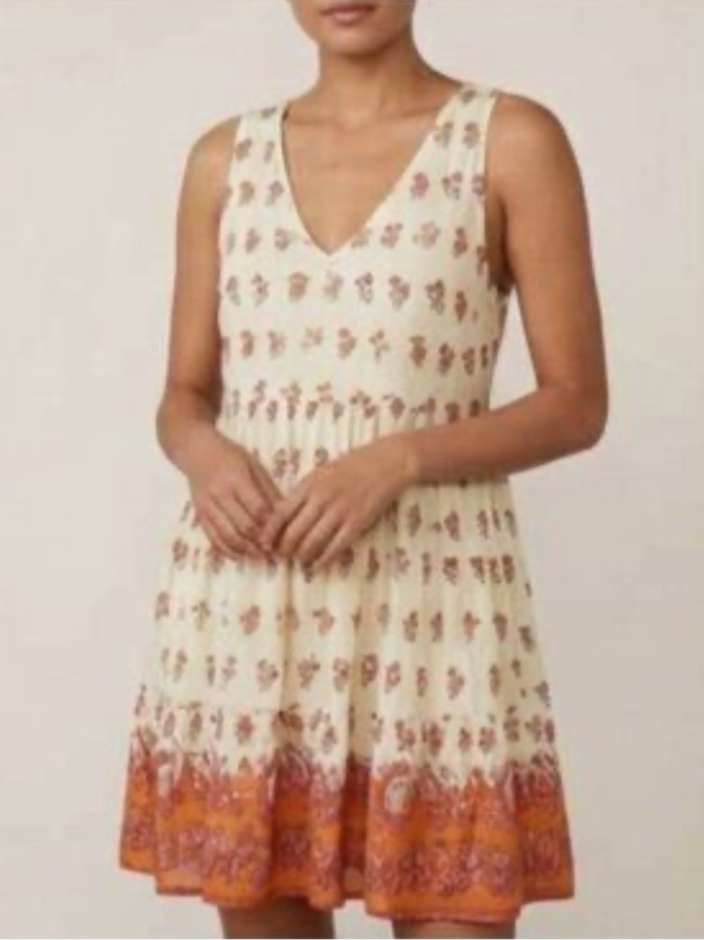 Sincerely Jules Sleeveless Tiered Mini Dress